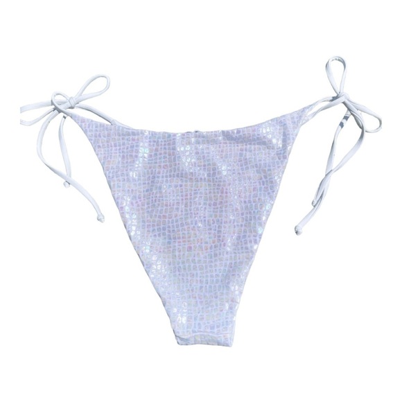 L*space LENNOX Iridescent Snakeskin Bikini Bottom NWOT - Picture 4 of 6